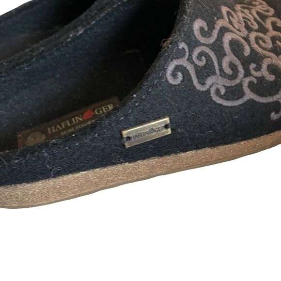 Women’s Haflinger Wool Clogs Deep Navy Blue Size 42 - Picture 6 of 7